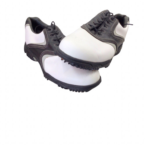 Vist Large View of Product Image Which is Used Foot Joy Mens Golf Shoes White Senior 12