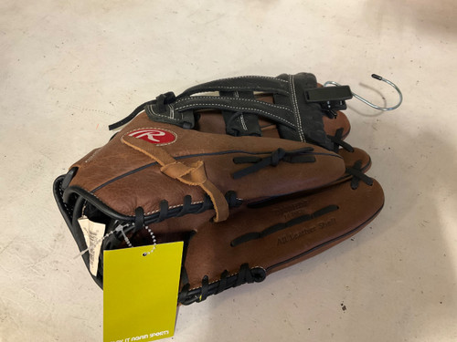 Vist Large View of Product Image Which is Used Rawlings D140HBD BB/SB Glove RH Throw Brown 14"
