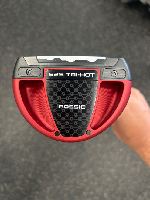 Vist Large View of Product Image Which is Used Odyssey TRI-HOT SQUARE 2 SQUARE ROSSIE Mens Putter RH