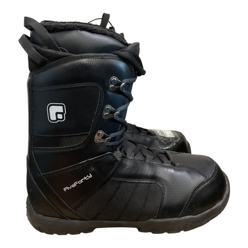 Vist Large View of Product Image Which is Used FIVEFORTY Mens Snowboard Boots Black Senior 12