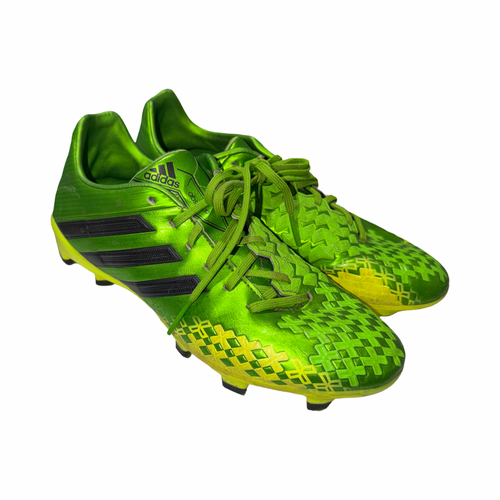 Vist Large View of Product Image Which is Used Adidas Soccer Cleats Green Senior 7