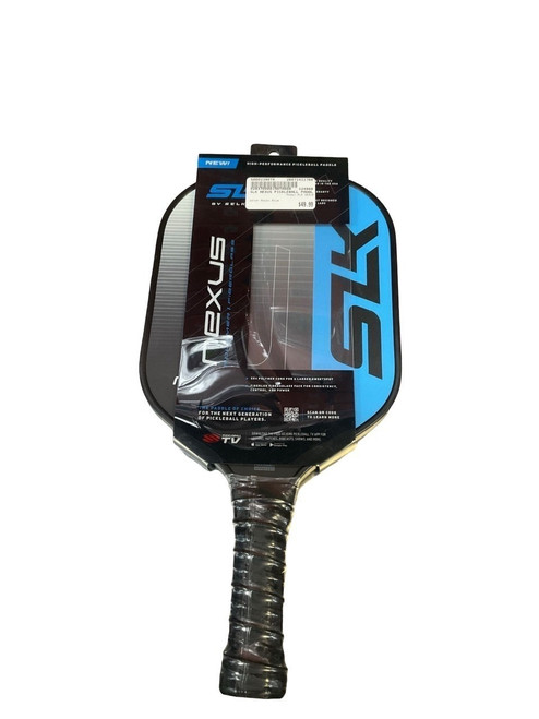 Vist Large View of Product Image Which is Used SLK NEXUS Pickleball Racquet Royal Blue