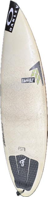 Vist Large View of Product Image Which is Used FireWire UNIBROW FST Surfboard White 6Ft 8In