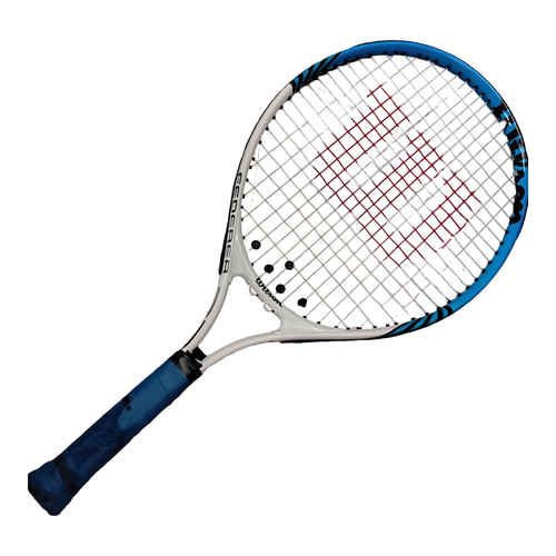 Vist Large View of Product Image Which is Used Wilson FEDERER 23 Junior Tennis Racquet Royal Blue 26"