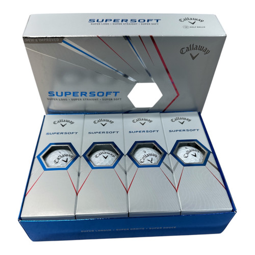 Vist Large View of Product Image Which is Used Callaway SUPER SOFT 12 Pack - Golf Balls White