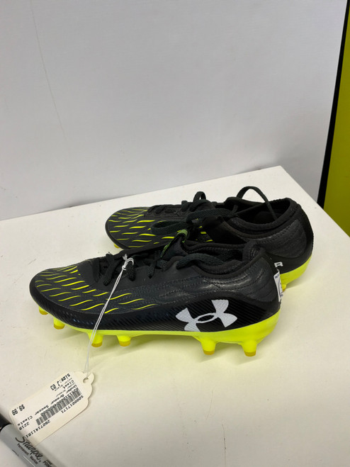 Vist Large View of Product Image Which is Used Under Armour Soccer Cleats Black Junior 03