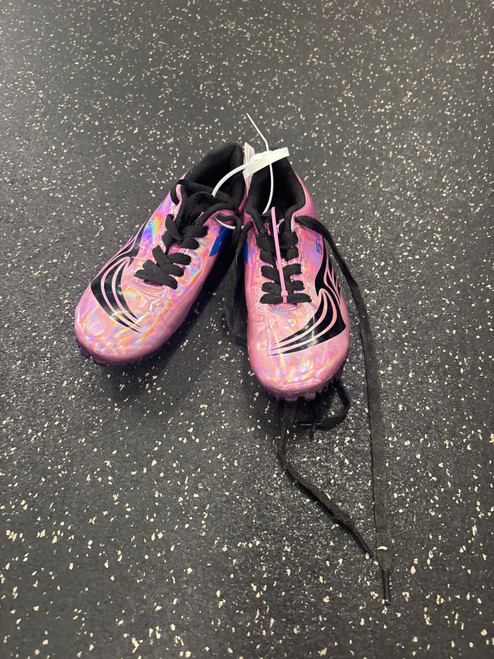 Vist Large View of Product Image Which is Used Track & Field Cleats Youth Pink Youth 12.0