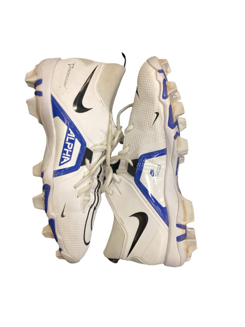 Vist Large View of Product Image Which is Used Nike ALPHA BB/SB Cleats White Senior 9