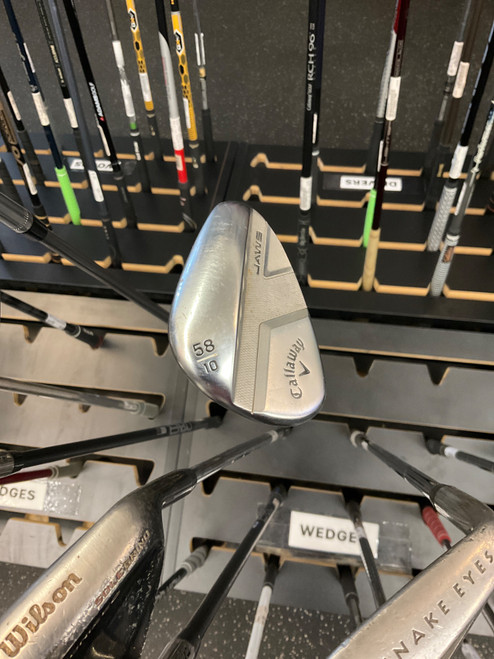 Vist Large View of Product Image Which is Used Callaway JAWS Golf Wedge Mens RH 58 Degree
