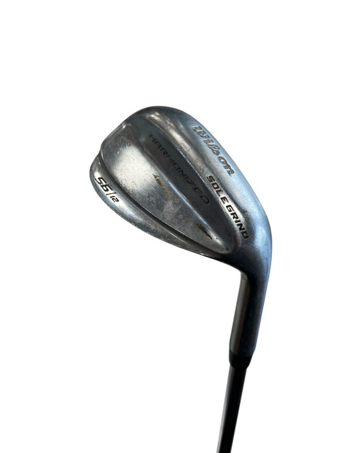 Vist Large View of Product Image Which is Used Wilson HARMONIZED 56 DEG Golf Wedge Mens RH 56 Degree