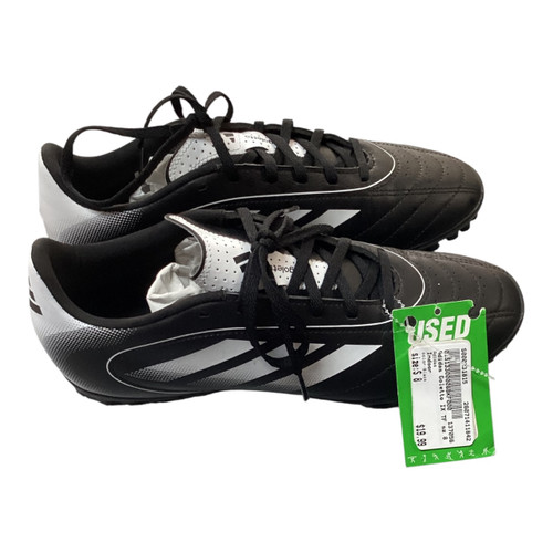Vist Large View of Product Image Which is Used Adidas Soccer Indoor Shoes Black Senior 8