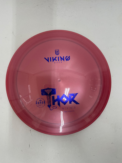 Vist Large View of Product Image Which is Used VIKING THOR Disc Golf Driver Pink