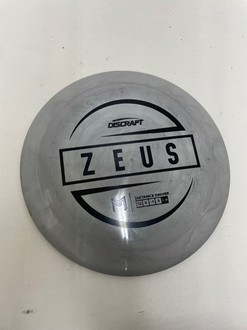 Vist Large View of Product Image Which is Used Discraft ZEUS Disc Golf Driver Grey