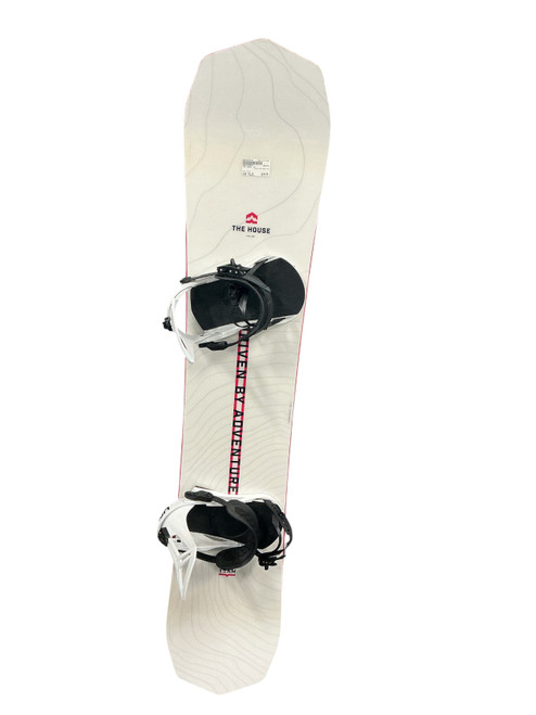 Vist Large View of Product Image Which is Used THE HOUSE 152 Mens Board/Bindings White 152 cm