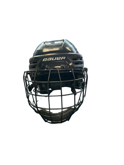 Vist Large View of Product Image Which is Used Bauer RE-AKT 85 Helmet Cage Combo Navy Blue SM