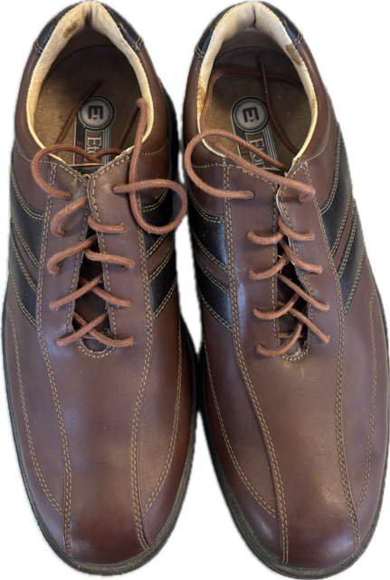 Vist Large View of Product Image Which is Used Etonic ST SERIES Mens Golf Shoes Brown Senior 6