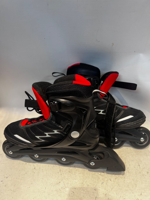Vist Large View of Product Image Which is Used Bladerunner ADVANTAGE PRO Senior Roller Quad Skates Black Senior 9