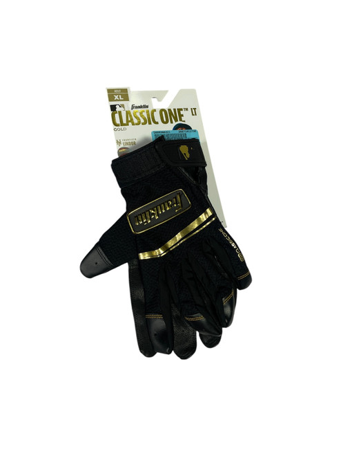Vist Large View of Product Image Which is NEW Franklin BB/SB Batting Gloves Black XL