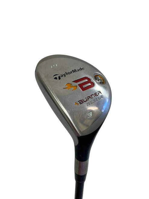 Vist Large View of Product Image Which is Used Taylormade Burner Rescue Mens LH 3 Hybrid Club 