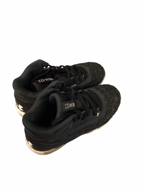 Vist Large View of Product Image Which is Used Under Armour BSBL BB/SB Cleats Black Junior 01