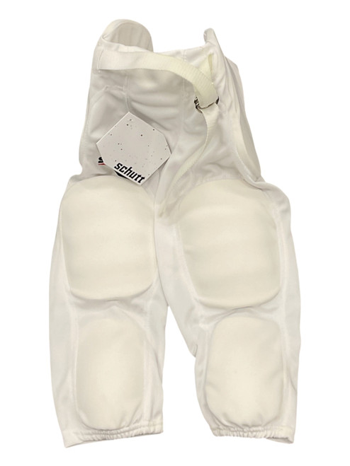 Vist Large View of Product Image Which is Used Schutt Youth FB Integrated Pants White LG