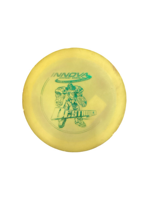 Vist Large View of Product Image Which is Used Innova DX DESTROYER Disc Golf Driver Yellow