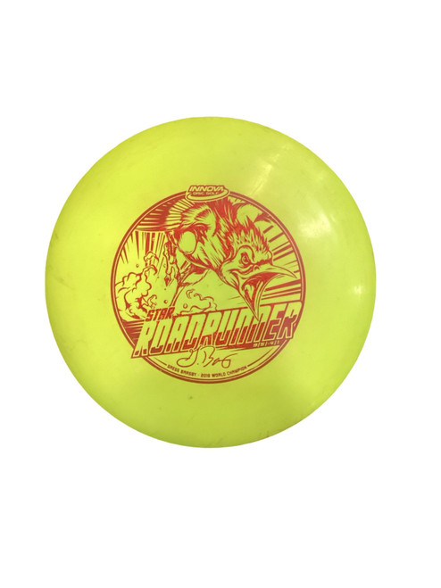 Vist Large View of Product Image Which is Used Innova STAR ROADRUNNER Disc Golf Driver Yellow