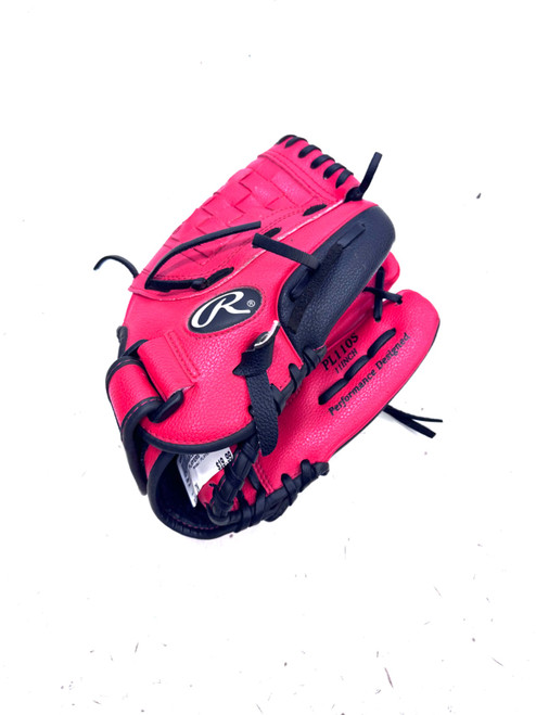 Vist Large View of Product Image Which is Used Rawlings PLAYERS SERIES BB/SB Glove RH Throw Red 11"