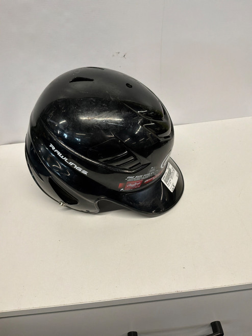 Vist Large View of Product Image Which is Used Rawlings COOLFLO BATTING HELMET Batting Helmet No Mask Black MD