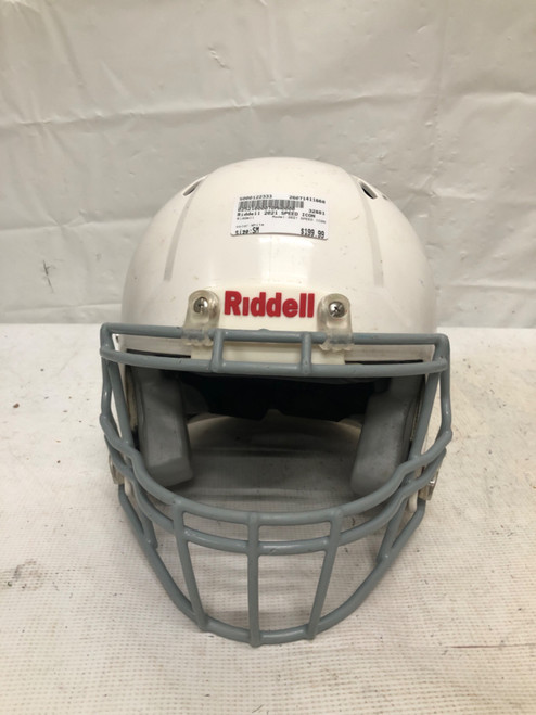 Vist Large View of Product Image Which is Used Riddell 2021 SPEED ICON FB Helmet White SM