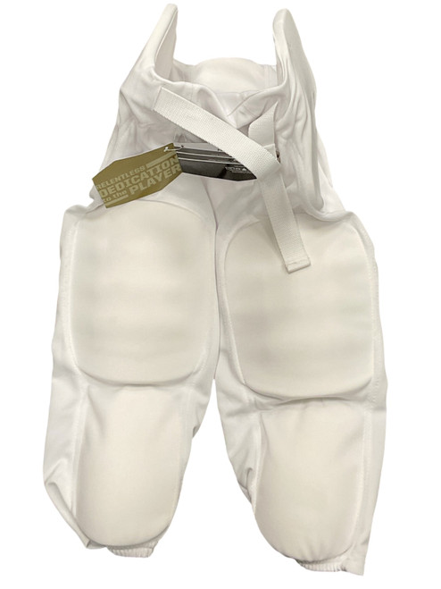Vist Large View of Product Image Which is Used Schutt Adult FB Integrated Pants White SM