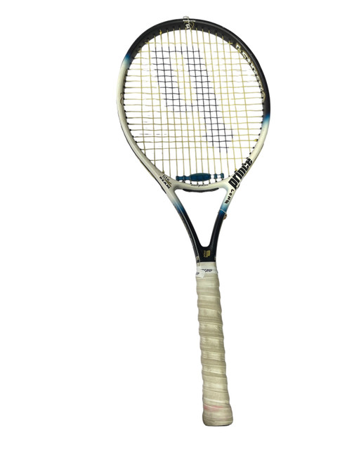 Vist Large View of Product Image Which is Used Prince SYNERGY FUSION LITE BEAM Adult Tennis Racquet White 4 5/8"