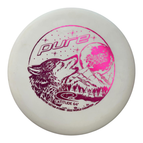 Vist Large View of Product Image Which is Used Latitude 64 PURE Disc Golf Mid Range White
