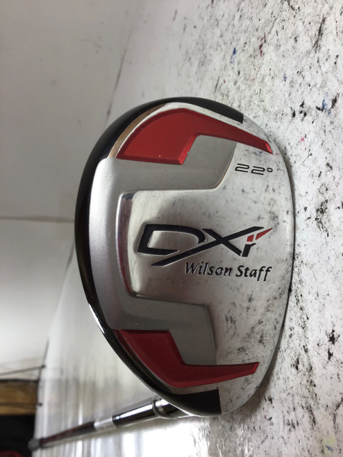 Vist Large View of Product Image Which is Used Wilson STAFF DXI Mens Hybrid Club RH 4 Hybrid