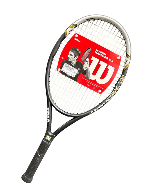 Vist Large View of Product Image Which is Used Wilson 4 3/8 WILSON HYPER HAMMER 5.3 TENNIS RAC Adult Tennis Racquet None 4 1/2"