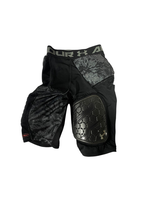 Vist Large View of Product Image Which is Used Under Armour PADDED SHORT FB Girdles Black MD