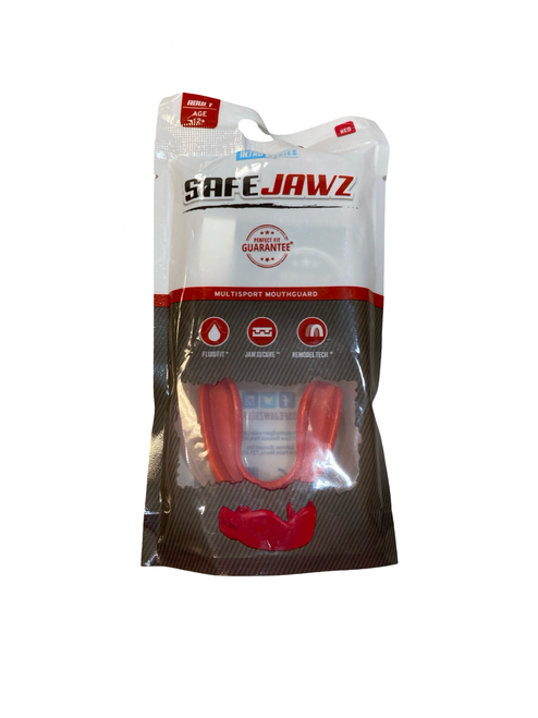 Vist Large View of Product Image Which is Used USA SAFE JAWZ MOUTHGUARD Football Accessory