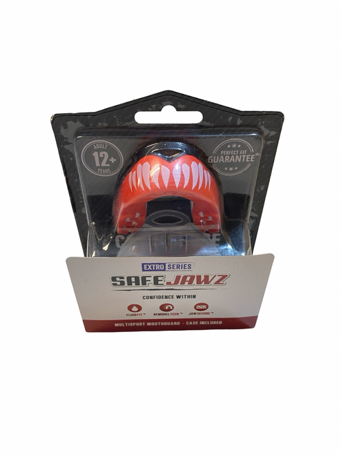 Vist Large View of Product Image Which is Used USA SAFE JAWZ MOUTHGUARD Football Accessory