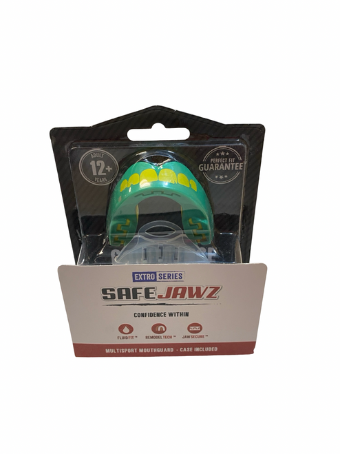 Vist Large View of Product Image Which is Used USA SAFE JAWZ MOUTHGUARD Football Accessory