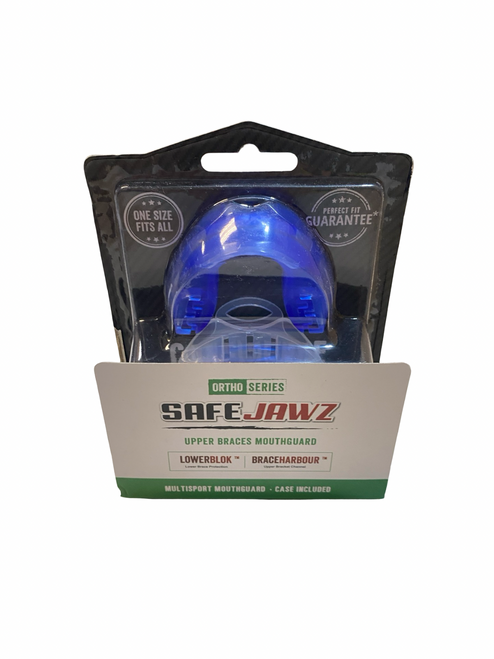 Vist Large View of Product Image Which is Used USA SAFE JAWZ MOUTHGUARD Football Accessory