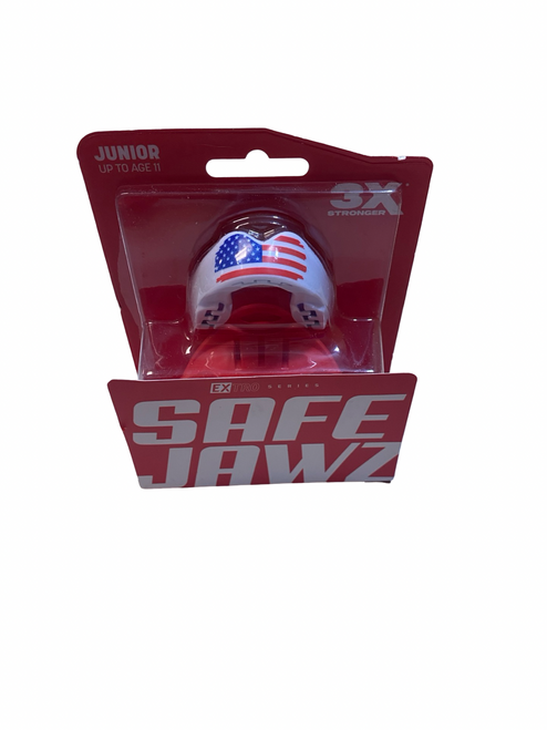Vist Large View of Product Image Which is Used USA SAFE JAWZ MOUTHGUARD Football Accessory