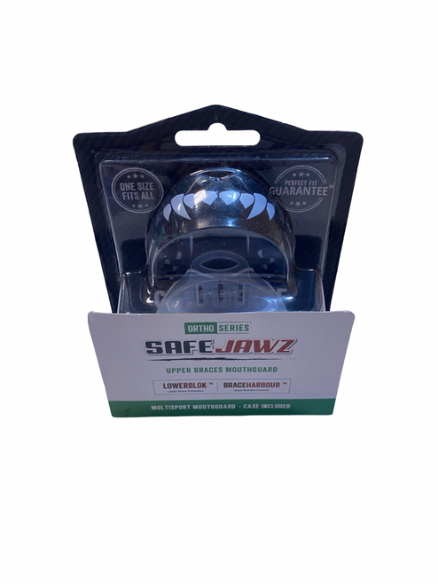 Vist Large View of Product Image Which is Used USA SAFE JAWZ MOUTHGUARD Football Accessory
