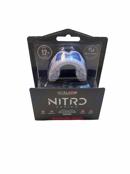 Vist Large View of Product Image Which is Used USA SAFE JAWZ MOUTHGUARD Football Accessory