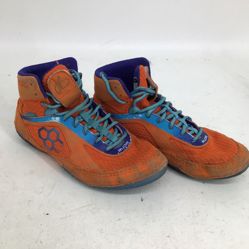 Vist Large View of Product Image Which is Used Rudis ALPHA 2.0 SR 9 WRESTLING SHOES Wrestling Shoes Orange Senior 9