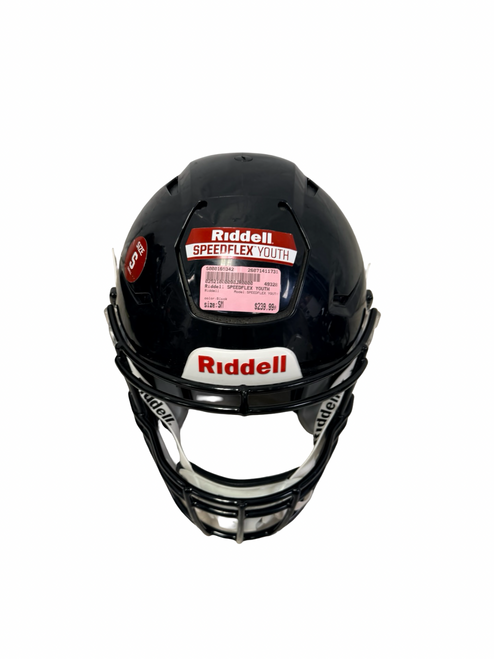 Vist Large View of Product Image Which is New 2025 Riddell SPEEDFLEX YOUTH Football Helmet Black SM R41196