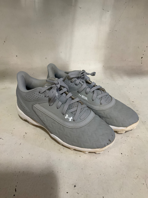 Vist Large View of Product Image Which is Used Under Armour BB CLEATS BB/SB Cleats Grey Junior 02
