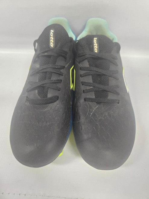 Vist Large View of Product Image Which is Used Lotto Soccer Cleats Black Junior 03.5