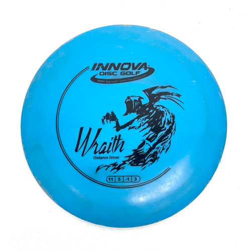 Vist Large View of Product Image Which is Used Innova DX WRAITH Disc Golf Driver Carolina Blue 174g
