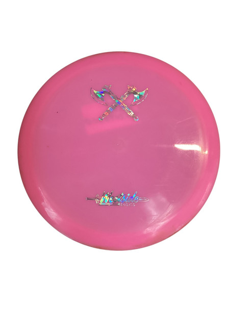 Vist Large View of Product Image Which is Used Westside HATCHET Disc Golf Driver Pink 171g