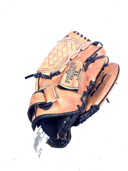 Vist Large View of Product Image Which is Used Mizuno POWER CLOSE BB/SB Glove RH Throw Brown 11"